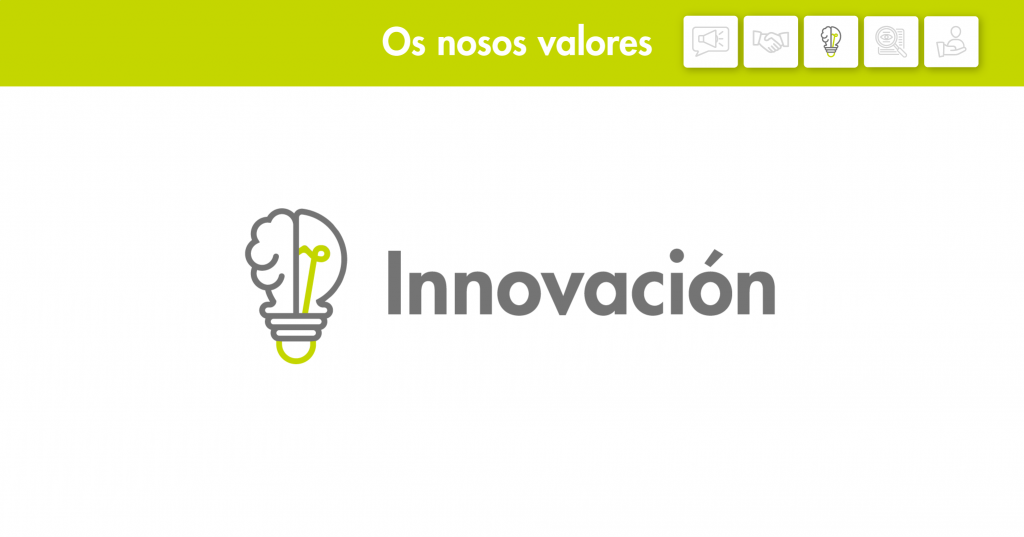 Os nosos valores: innovación