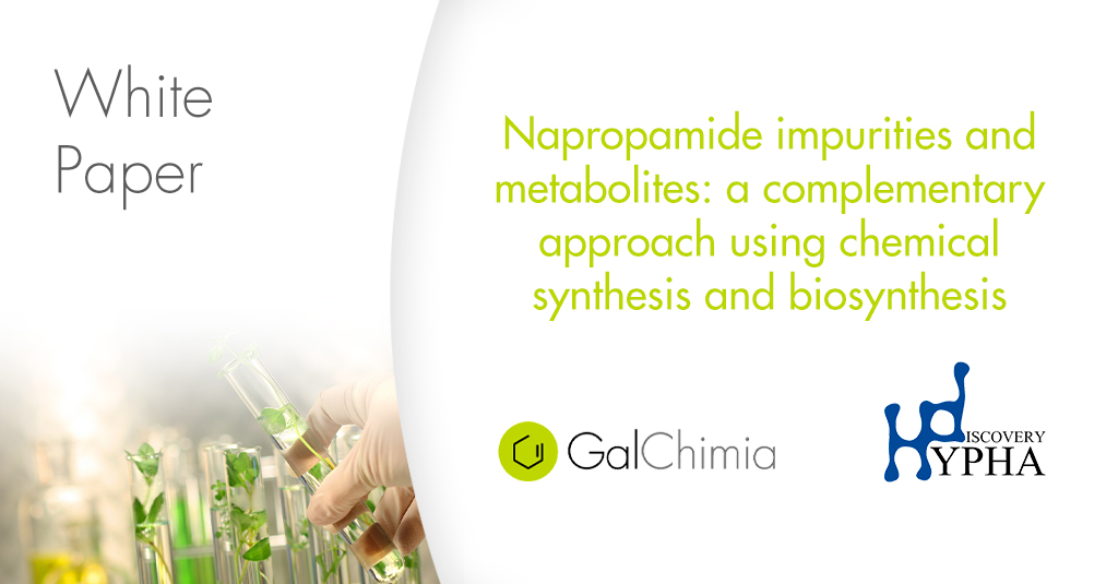 Napropamide impurities and metabolites: a complementary approach using chemical synthesis and biosynthesis