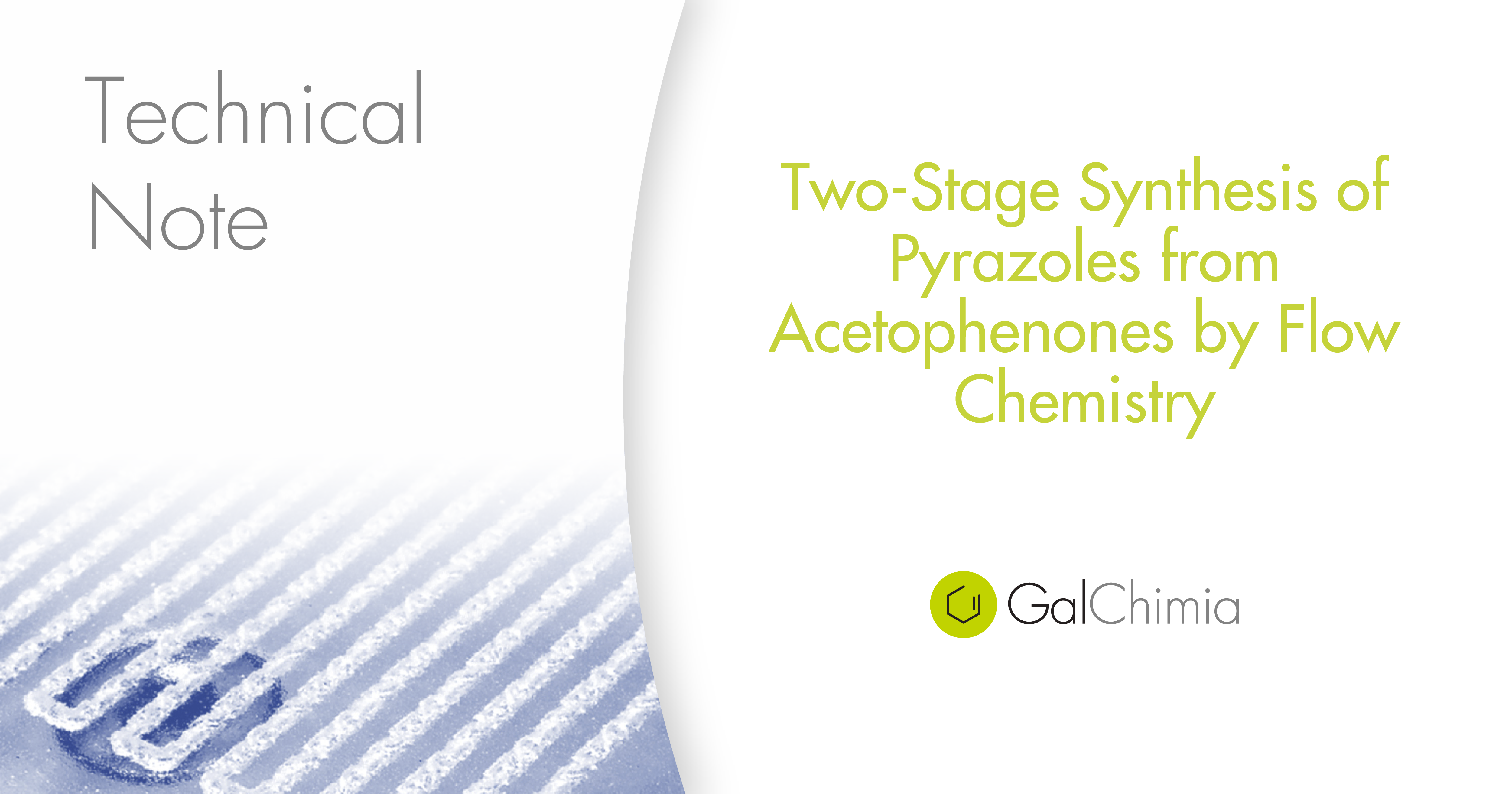 Two-Stage Synthesis of Pyrazoles from Acetophenones by Flow Chemistry