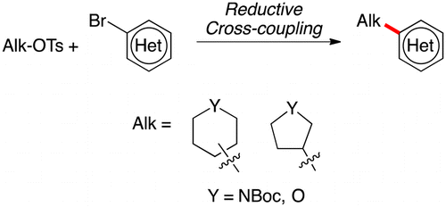 Reductive coupling of Tosylates