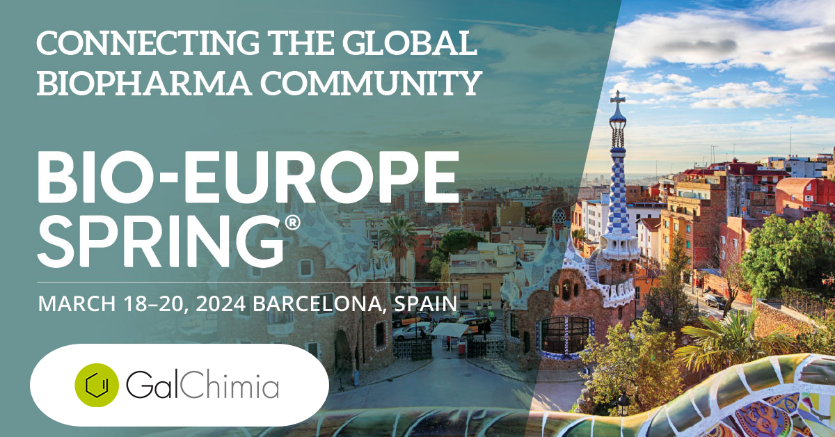 GalChimia is attending BIO-Europe Spring 2024